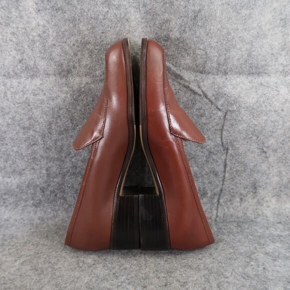 Seychelles Shoes Womens 7 Loafer Pump Classic Fashion Career Leather Brown Joana - Picture 10 of 14